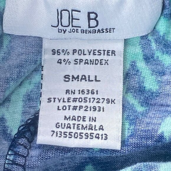 Joe B by Joe‎ Benbasset Skirt Womens Small Maxi Green Blue Pull On Geometric - Picture 6 of 10
